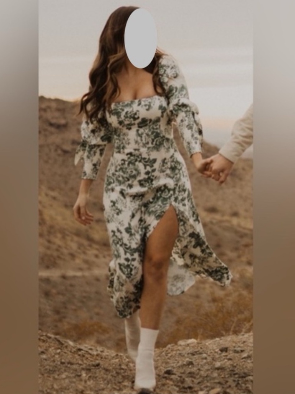 Reformation midi floral dress